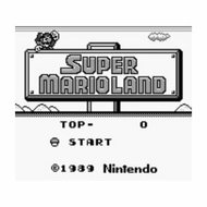Super Mario Land - Title - Game Boy Screenshot
