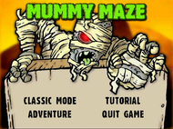 Mummy Maze Main Menu