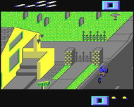 Paperboy c64 Ingame Screenshot