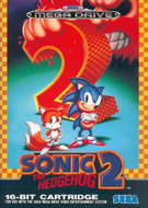 Sonic the Hedgehog 2 Mega Drive cover