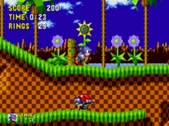 Sonic the Hedgehog Mega Drive ingame