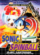 Sonic Spinball Mega Drive cover