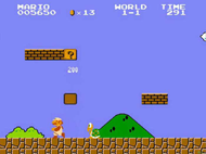 Super Mario Bros. NES Ingame Screenshot