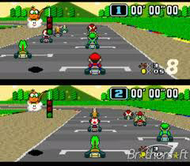 Super Mario Kart SNES Ingame Screenshot