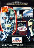 T2 The Arcade Game Mega Drive cover