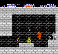 Zelda 2 NES Temple Screenshot