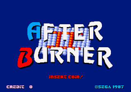 after burner II arcade titlescreen