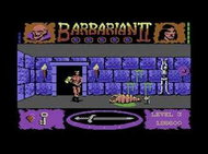 barbarian II c64 ingame