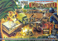 commando c64 front back Screenshot