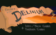 Escape from Delirium - Title