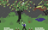 Forbidden Forest c64 Ingame Screenshot