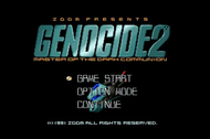 genocide 2 x68k title Screenshot