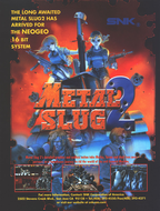 metal slug 2 neogeo flyer