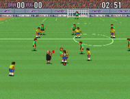 Super Soccer SNES Ingame Screenshot
