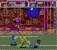 turtles iv snes ingame